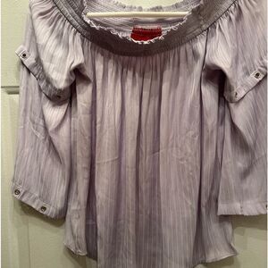 Jennifer Lopez Lilac Blouse
